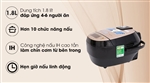 Nồi cơm điện cao tần Midea 1.8 lít MB-HS5007